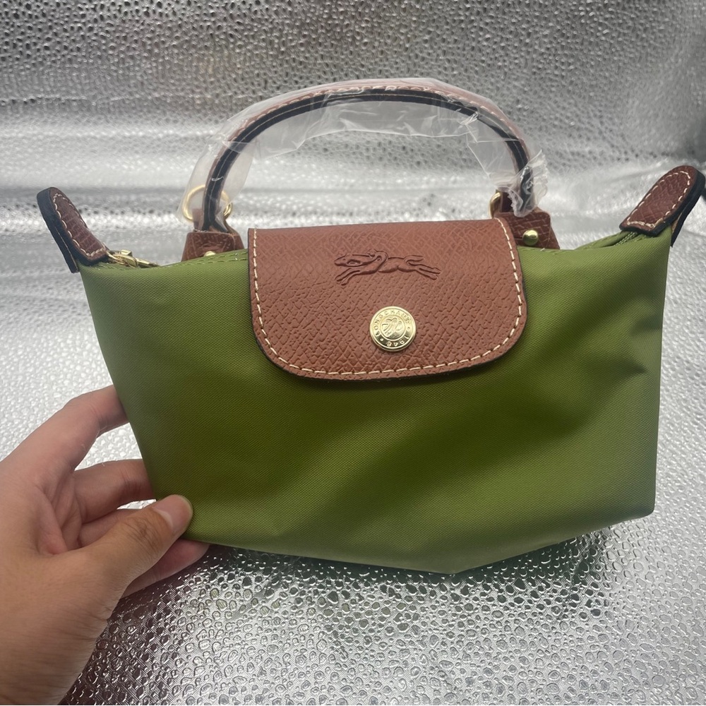 Longchamp Le PliageWomen's Mini Tote Bag Moss Green